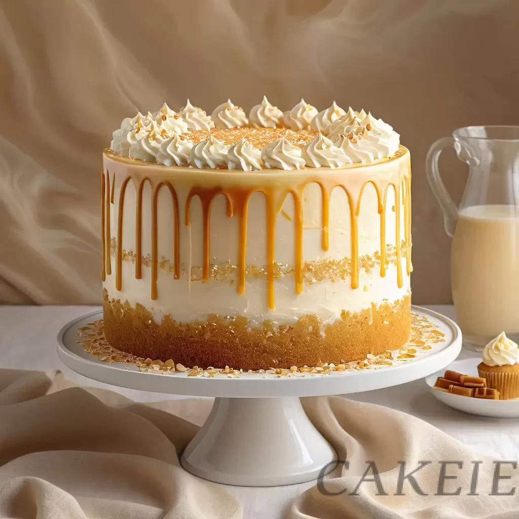 White Love Butter Scotch Cake